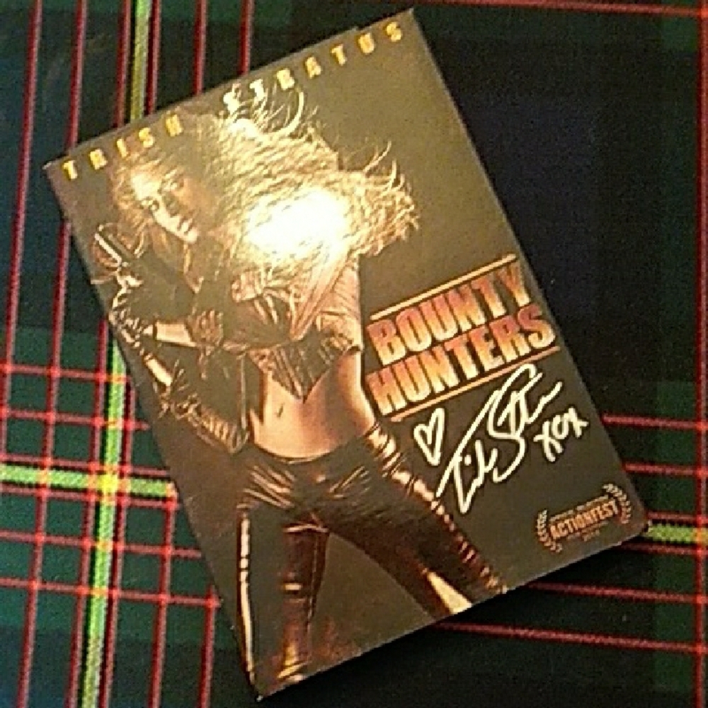 WWE Trish Stratus Autographed Bounty Hunters DVD